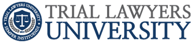 trial lawyers university logo