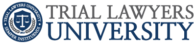 trial lawyers university logo