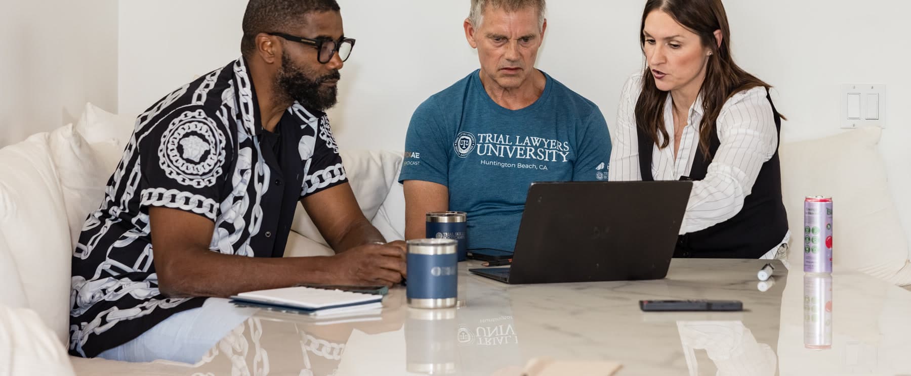 Attendees building their own workflows on their laptops