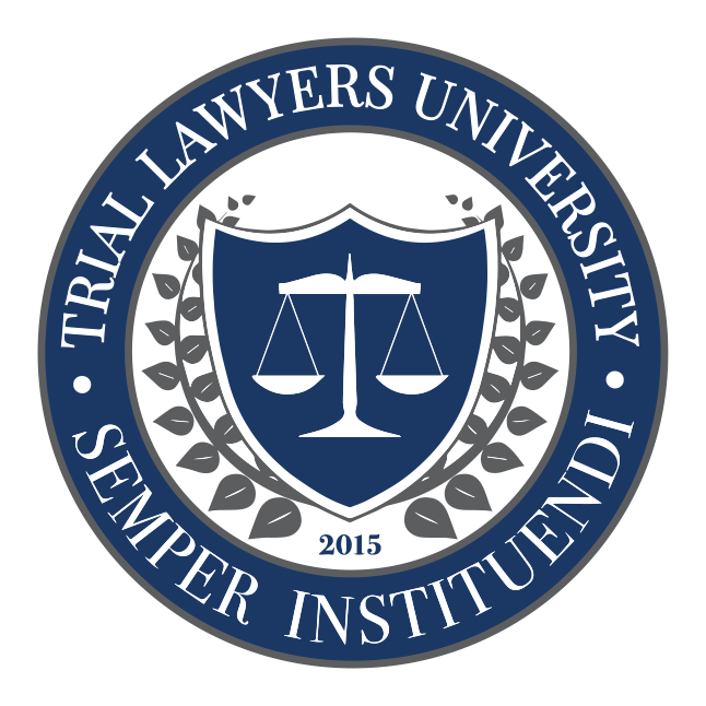 Trial Lawyers University seal